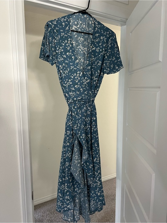 Simple Dresses & Skirts - Floral Wrap Maxi Dress